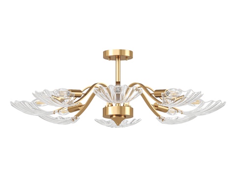  斯蒂尔福特贝壳系列吊灯3d模型 