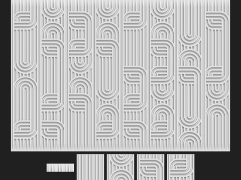  111号面板及配件 LepGrand3d模型 