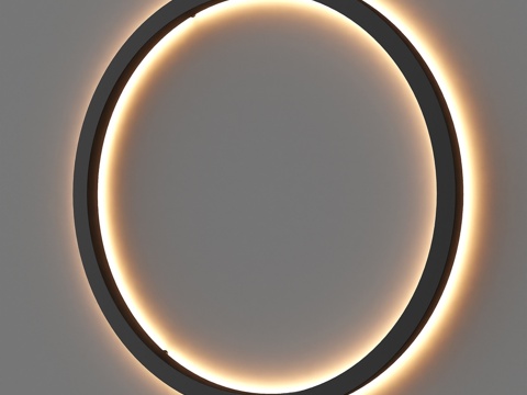  Halo Ring OM LED壁灯3d模型 