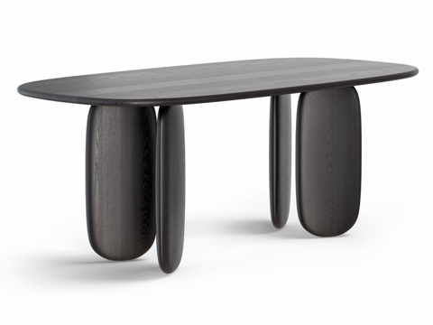  OM Shiori Bushido 餐桌 木质 073d模型 