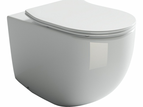  OM落地式马桶 Metropol无缘型 CN40043d模型 