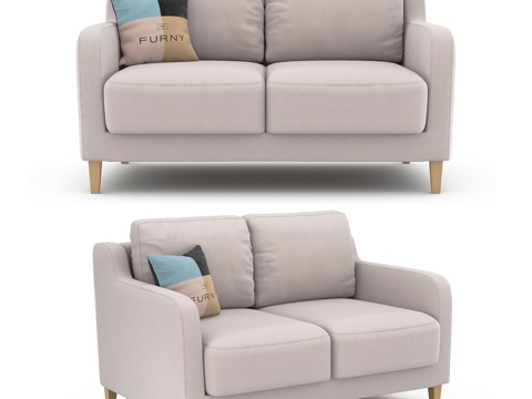  OM The Furny Holte 直式沙发床3d模型 