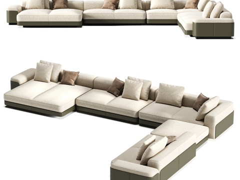  FIFTYFOURMS Lares 15 模块化沙发3d模型 