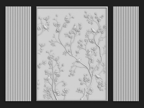  墙面组合 No. 2153d模型 