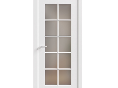  室内门Sapporo 1带格栅A10来自3d模型 