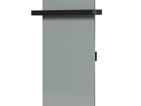  艾伦布劳无限系列80型电热毛巾架3d模型 