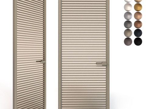  Alumdoor 装饰铝门套装 R01, R3d模型 