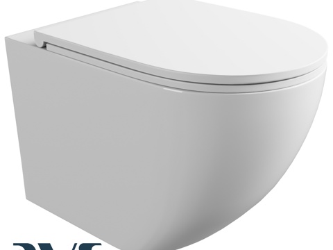  OM悬挂式马桶AVS球体无缘款3d模型 