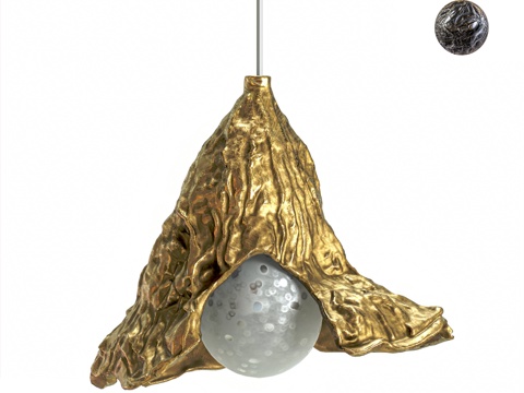  OM Butterfly L.C. 风铃草117手工球形灯3d模型 