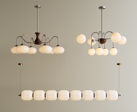  法式中古风吊灯3d模型 