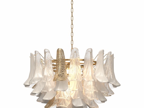  Bravoure 萤石灯 840毫米 FL1093-16P3d模型 