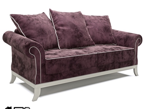  米兰-3沙发床。STD软包系列款3d模型 