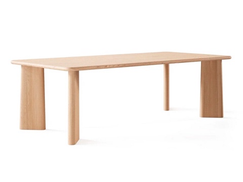  OM Siori Ply 餐桌 2500x12003d模型 