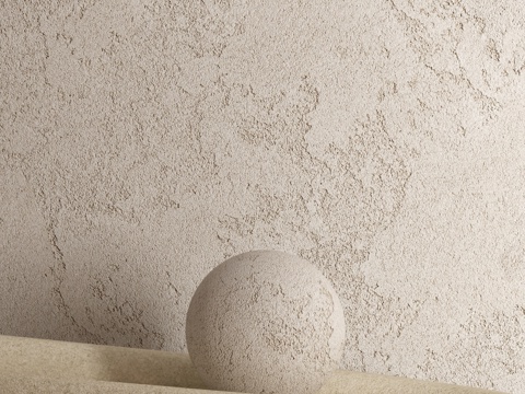  基于圣皮埃尔的装饰性涂层mka涂料3d模型 