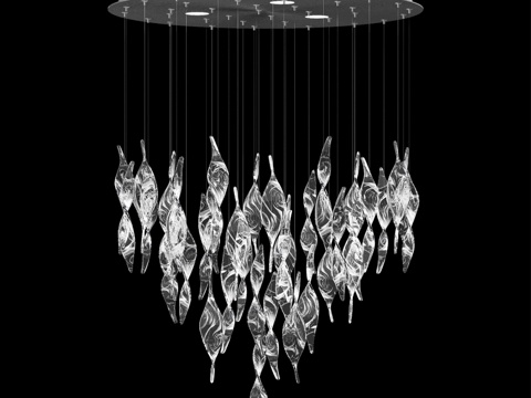  Verde SK-GLASS® 吊灯3d模型 