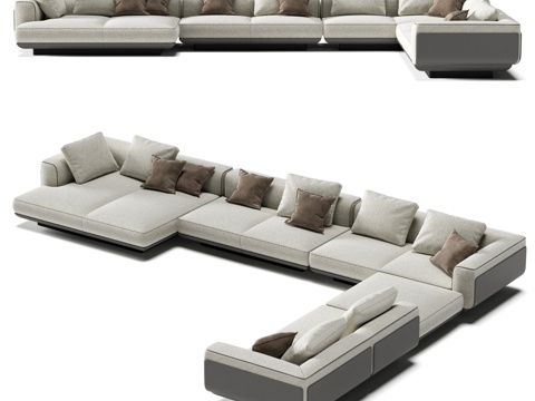  FIFTYFOURMS Eden 13 模块化沙发3d模型 
