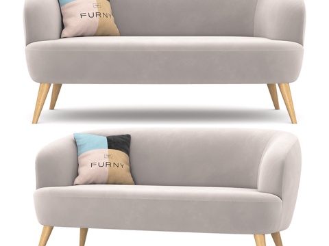  OM The Furny沙发Costa 142x82x75厘3d模型 