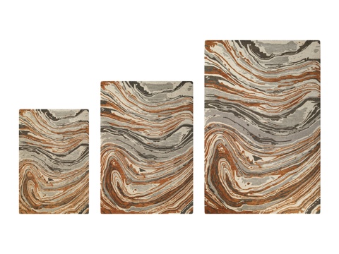  民族系列大地羊毛地毯3d模型 