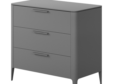  OM三抽屉柜 90厘米宽3d模型 