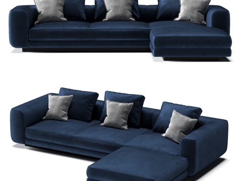  FIFTYFOURMS Harmonia 12 模块化沙发3d模型 