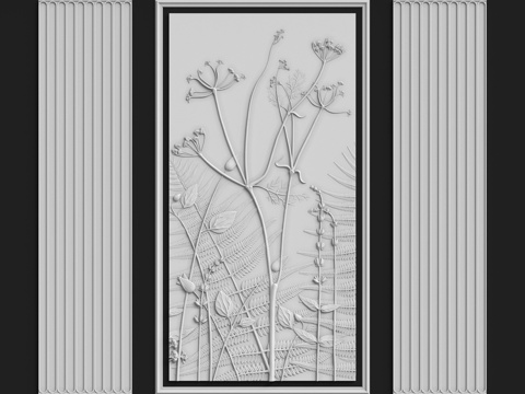  墙面装饰组件 No. 2013d模型 