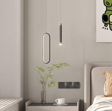  现代床头小吊灯3d模型 