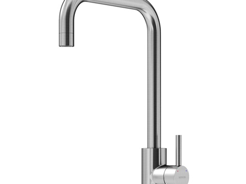  OM不锈钢厨房水龙头带旋转出水嘴3d模型 