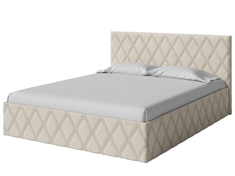  湿壁画床3d模型 