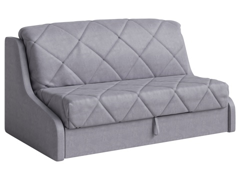  人体工学雅士中式沙发床3d模型 