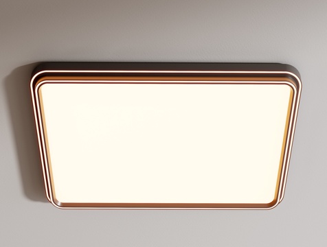  现代吸顶灯3d模型 