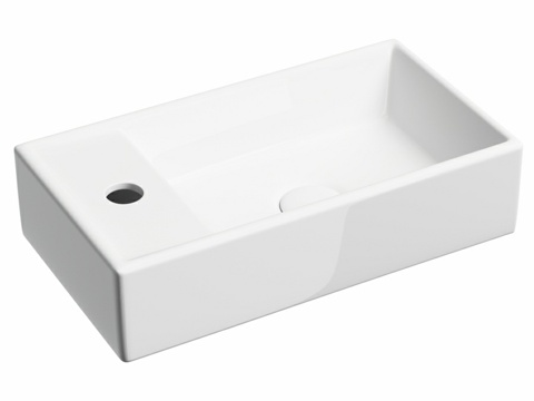  OM悬挂式矩形洗手盆（右侧盆体3d模型 