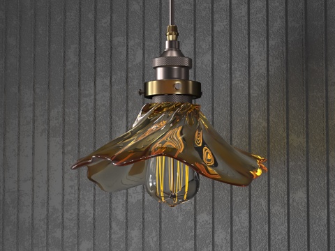  现代吊灯3d模型 