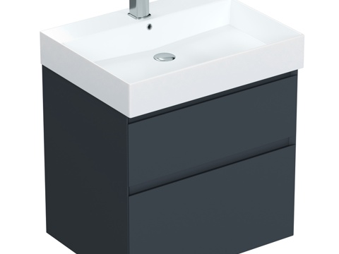  艾伦布劳无限系列70 1.210025.AM梳妆柜，哑光A3d模型 