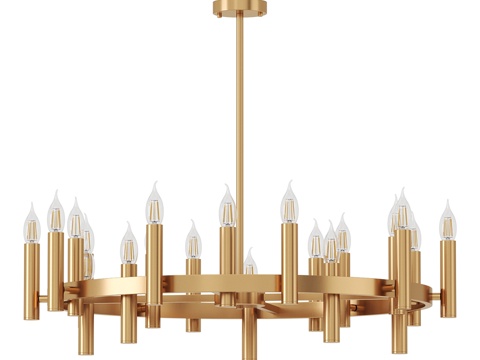  斯蒂尔福特吊灯，莱昂纳多系列3d模型 