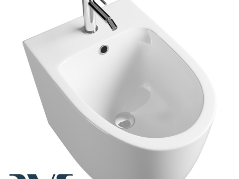  OM壁挂式坐浴盆AVS Metropol白色款3d模型 