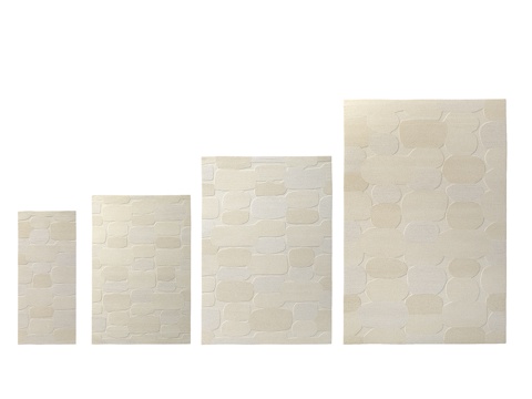  民族系列甘托克羊毛地毯3d模型 