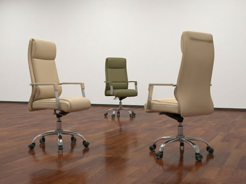 现代办公椅_会议椅su模型