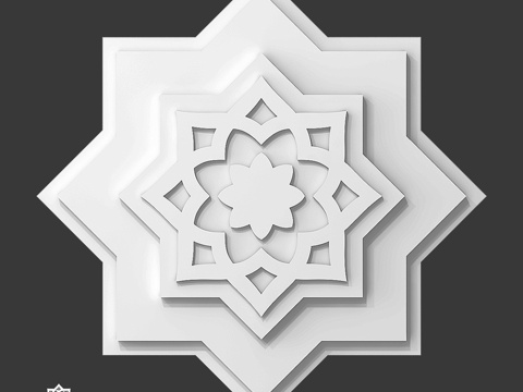  装饰花饰 Ro 19323d模型 