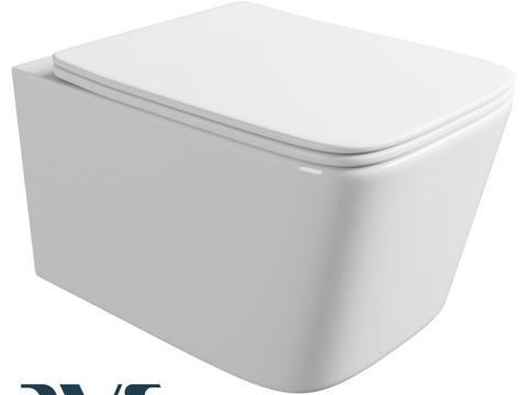  OM悬挂式马桶 AVS Vector 无圈边款3d模型 