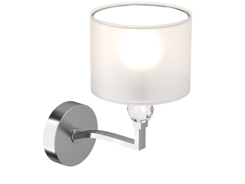  带灯罩与水晶的OM壁灯LH71125 LH3d模型 