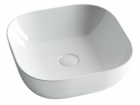  OM 悬挂式方形洗手盆 Element 420x420x3d模型 