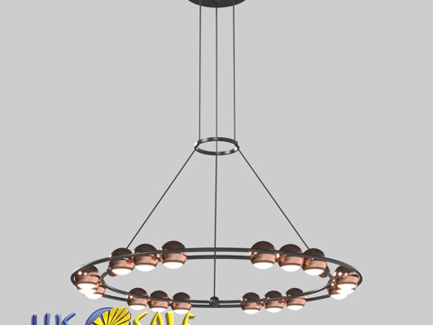  OM 吊灯 Lussole LSP-73783d模型 