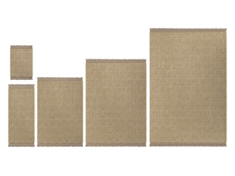  民族系列巴德瑞纳特羊毛地毯3d模型 