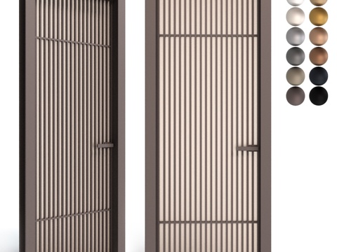  Alumdoor装饰铝门套装R05, R3d模型 