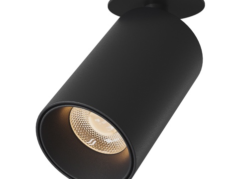  安卡德嵌入式旋转灯具3d模型 