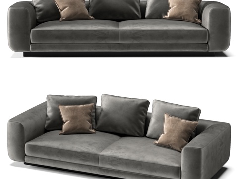  FIFTYFOURMS Harmonia 19 模块化沙发3d模型 