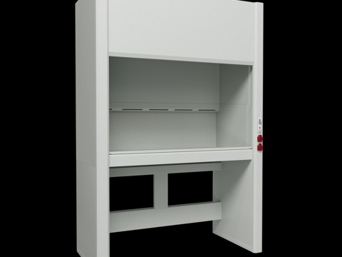  金属通风柜3d模型 