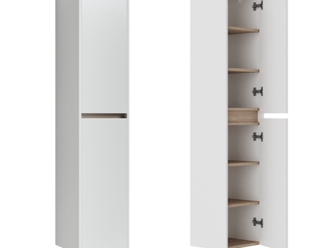  OM智能壁挂式高柜350x300x16003d模型 