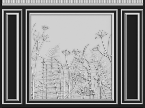  墙面组合 No. 2023d模型 