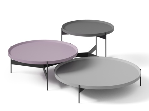 OM Marka Plate咖啡桌3d模型